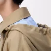Parka con capucha de algodón beige Parka con capucha de algodón beige
