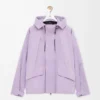 Parka corta de algodón técnico Lila