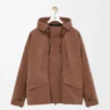 Parka corta de algodón técnico Toffee