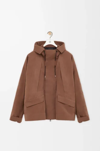 Parka corta de algodón técnico Toffee