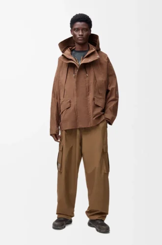 Parka corta de algodón técnico Toffee