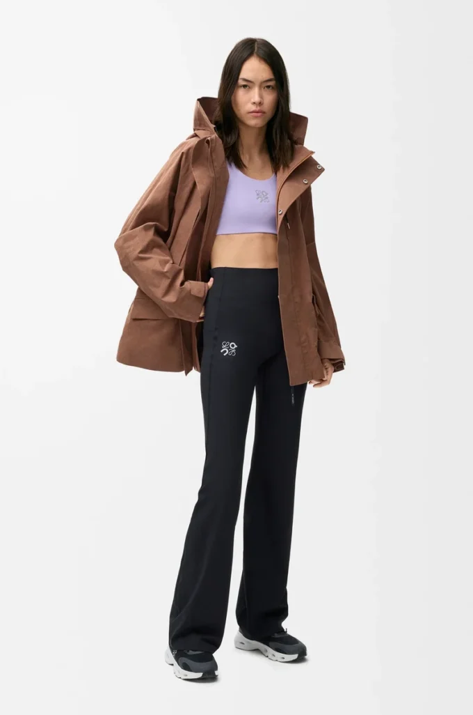 Parka corta de algodón técnico Toffee