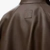 Parka corta de piel de becerro napa Verde oscuro Parka corta de piel de becerro napa Verde oscuro