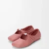 Pebble Bailarina suave de piel de cordero napa Blush Pebble Bailarina suave de piel de cordero napa Blush