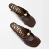 Pebble Soft Mule en piel de cordero napa Brownie Pebble Soft Mule en piel de cordero napa Brownie