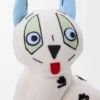 Peluche de gato en terciopelo de algodón Blanco suave Peluche de gato en terciopelo de algodón Blanco suave