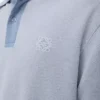 Polo de algodón azul claro