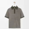 Polo de algodón verde caqui