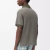 Polo de algodón verde caqui