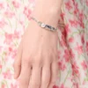 Pulsera Pebble Cube en plata de ley Plata Pulsera Pebble Cube en plata de ley Plata