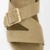 Sandalias deslizantes con hebilla Ease en ante Sahara