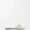 Sandalias Pebble de piel de becerro suave color sal marina Sandalias Pebble de piel de becerro suave color sal marina