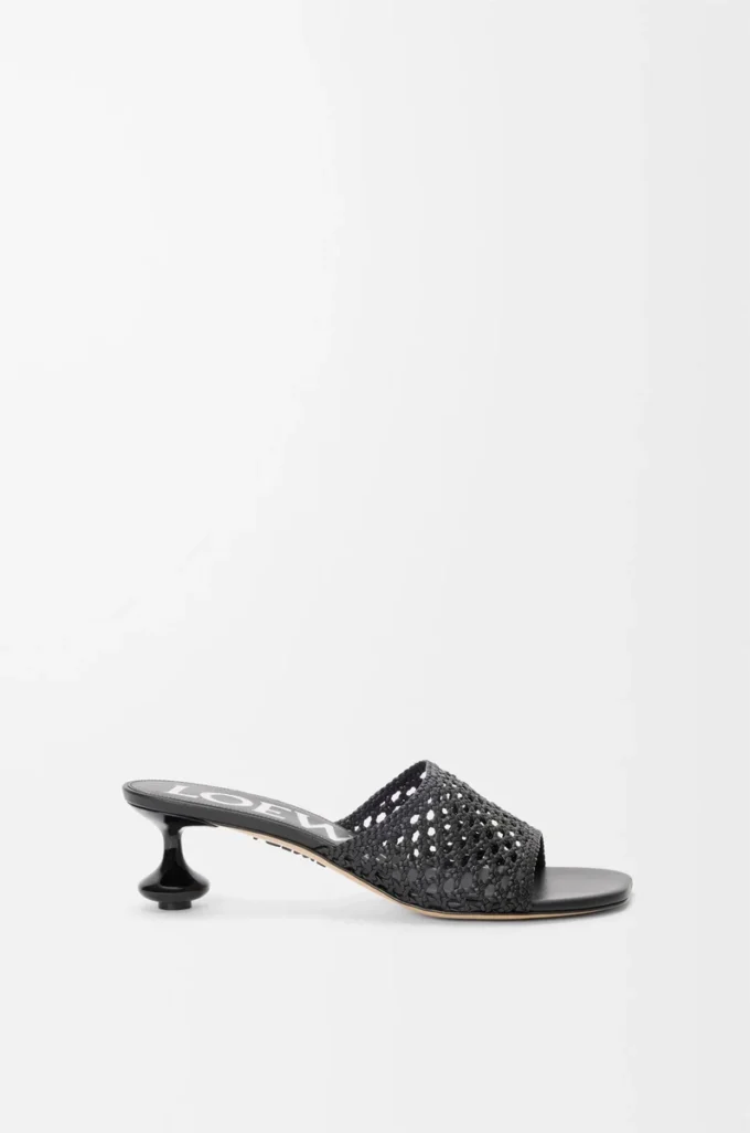 Sandalias Toy de piel de becerro, color negro Sandalias Toy de piel de becerro, color negro
