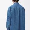 Sobrecamisa Anagram en denim azul medio
