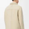 Sobrecamisa en piel de oveja gris claro Sobrecamisa en piel de oveja gris claro