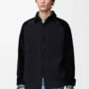 Sobrecamisa híbrida de algodón y lana Azul marino oscuro/Marino Sobrecamisa híbrida de algodón y lana Azul marino oscuro/Marino