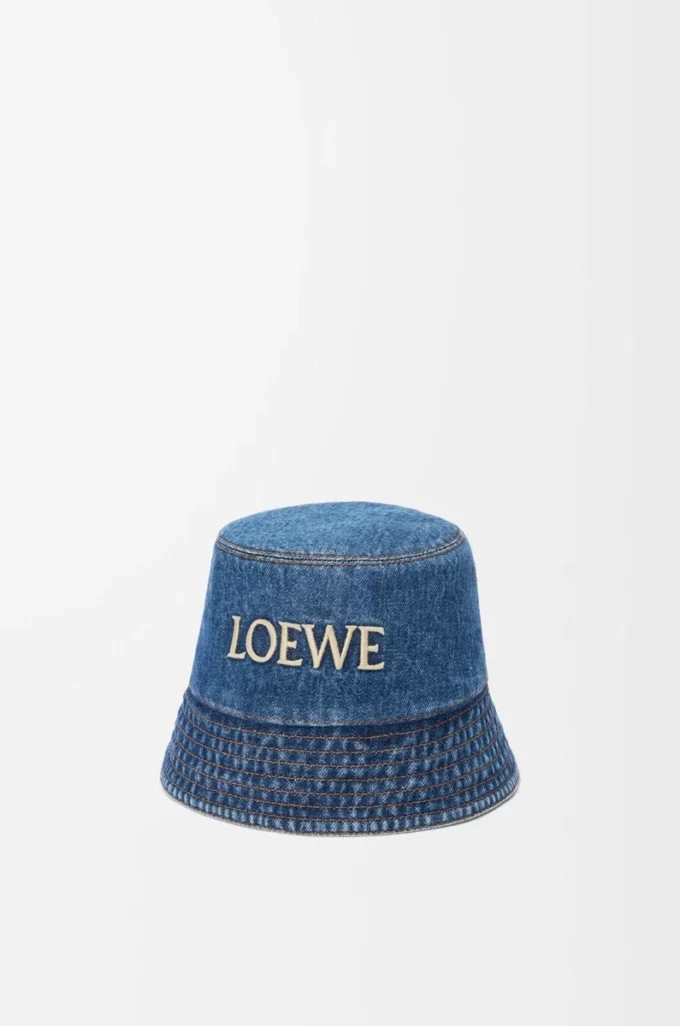 Sombrero de pescador LOEWE en denim Denim Blue Sombrero de pescador LOEWE en denim Denim Blue