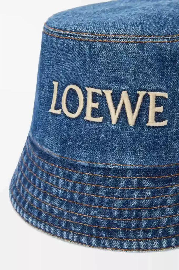 Sombrero de pescador LOEWE en denim Denim Blue Sombrero de pescador LOEWE en denim Denim Blue