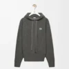 Sudadera con capucha de lana gris Sudadera con capucha de lana gris