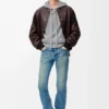 Vaqueros slim de denim azul vintage Vaqueros slim de denim azul vintage