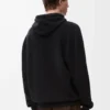 Sudadera con capucha de lana negra Sudadera con capucha de lana negra