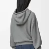 Sudadera con capucha Flamenco de algodón y cachemira Gris Sudadera con capucha Flamenco de algodón y cachemira Gris
