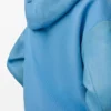 Sudadera con capucha híbrida de algodón y piel de cordero napa Azul Sudadera con capucha híbrida de algodón y piel de cordero napa Azul