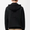Sudadera con capucha y cremallera Anagram en lana negra Sudadera con capucha y cremallera Anagram en lana negra