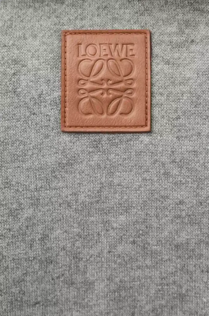 Sudadera polo de algodón y cachemira gris plomo Sudadera polo de algodón y cachemira gris plomo