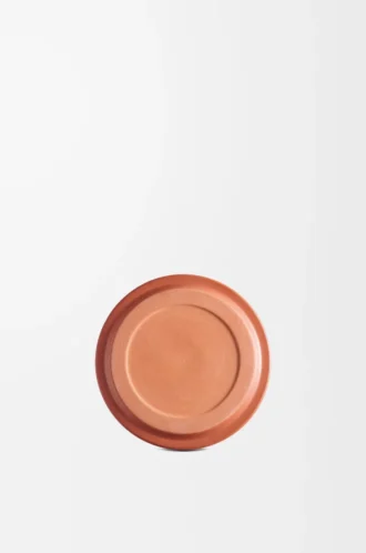 Tapa pequeña para velas Terracota