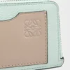 Tarjetero para monedas en piel de becerro granulada suave Frozen/Arcilla