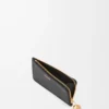 Tarjetero Pebble en piel de becerro napa brillante Black Tarjetero Pebble en piel de becerro napa brillante Black