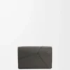 Tarjetero Puzzle en piel de becerro clásica Gris oscuro Tarjetero Puzzle en piel de becerro clásica Gris oscuro
