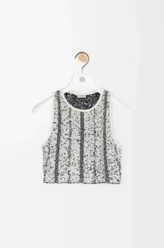 Top de lana Blanco/Negro Top de lana Blanco/Negro