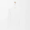 Top de manga larga en modal Blanco Top de manga larga en modal Blanco