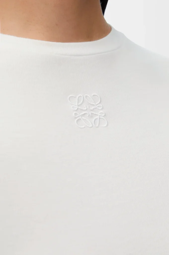 Top de manga larga en modal Blanco Top de manga larga en modal Blanco