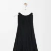 Top halter de viscosa negro Top halter de viscosa negro