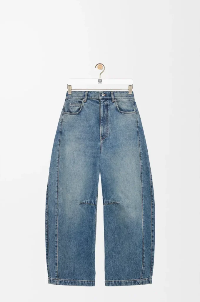 Vaqueros acampanados de denim Denim lavado