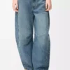 Vaqueros acampanados de denim Denim lavado