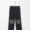Vaqueros baggy Anagram en denim Negro