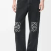 Vaqueros baggy Anagram en denim Negro