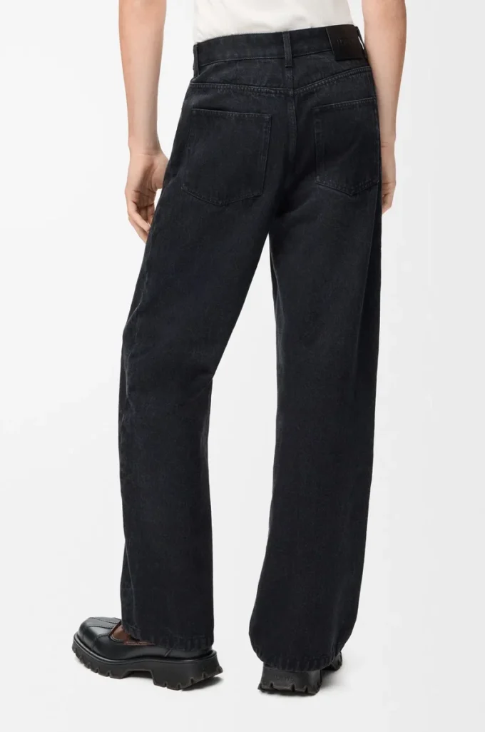 Vaqueros baggy Anagram en denim Negro Vaqueros baggy Anagram en denim Negro