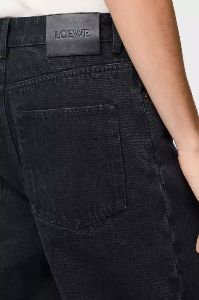 Vaqueros baggy Anagram en denim Negro Vaqueros baggy Anagram en denim Negro