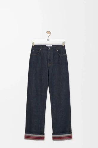 Vaqueros con vuelta en denim Denim crudo/azul Vaqueros con vuelta en denim Denim crudo/azul
