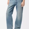 Vaqueros en denim azul vintage Vaqueros en denim azul vintage
