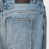Vaqueros en denim azul vintage Vaqueros en denim azul vintage