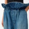 Vaqueros flamencos en denim azul denim