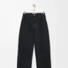Vaqueros holgados Anagram en denim Negro