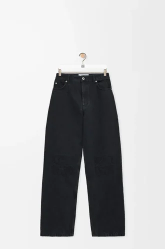 Vaqueros holgados Anagram en denim Negro Vaqueros holgados Anagram en denim Negro