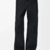 Vaqueros holgados Anagram en denim Negro